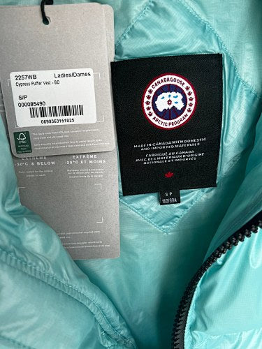 Canada Goose Mint Green Down Jacket