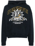 RHUDE nautical-print cotton hoodie