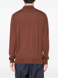 Kolor long-sleeved sweater with polo collar