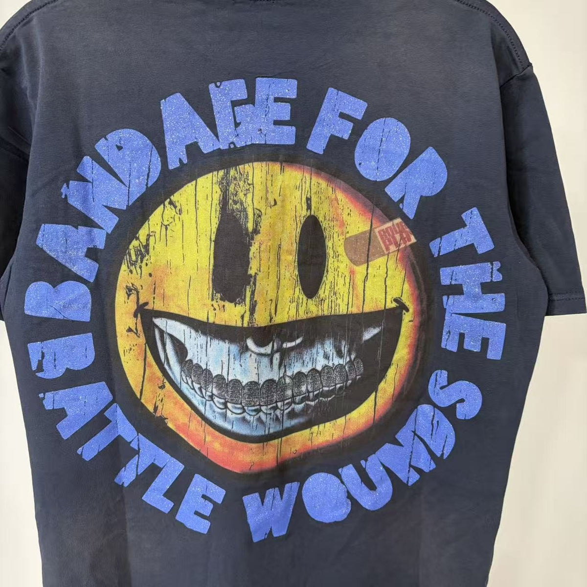 Rough Play Bandage Smile Graphic T-Shirt